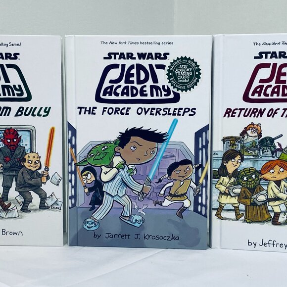(3) STAR WARS JEDI ACADEMY:Phantom Bully/Force Oversleeps/Return of Padawan FINE - Picture 1 of 7